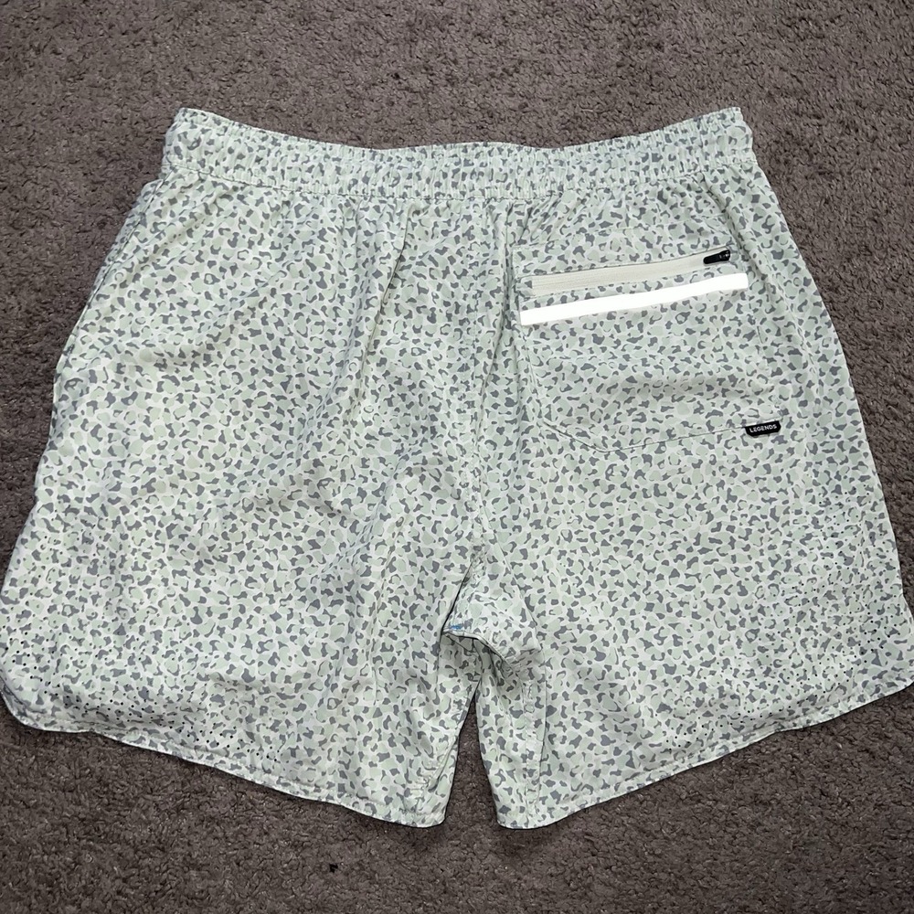 Legends Luka Shorts Men XL Green Athletic Active Gym Linerless Performance - Picture 3 of 7